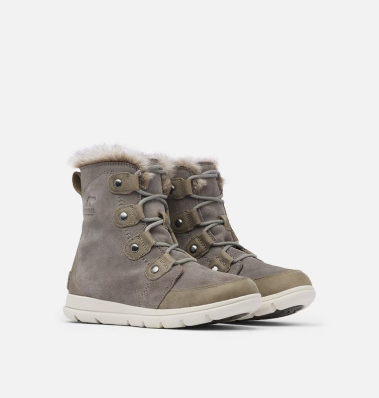 Botas Nieve Sorel Mujer - Explorer™ Joan Bajas Gris - 09875-PFZX